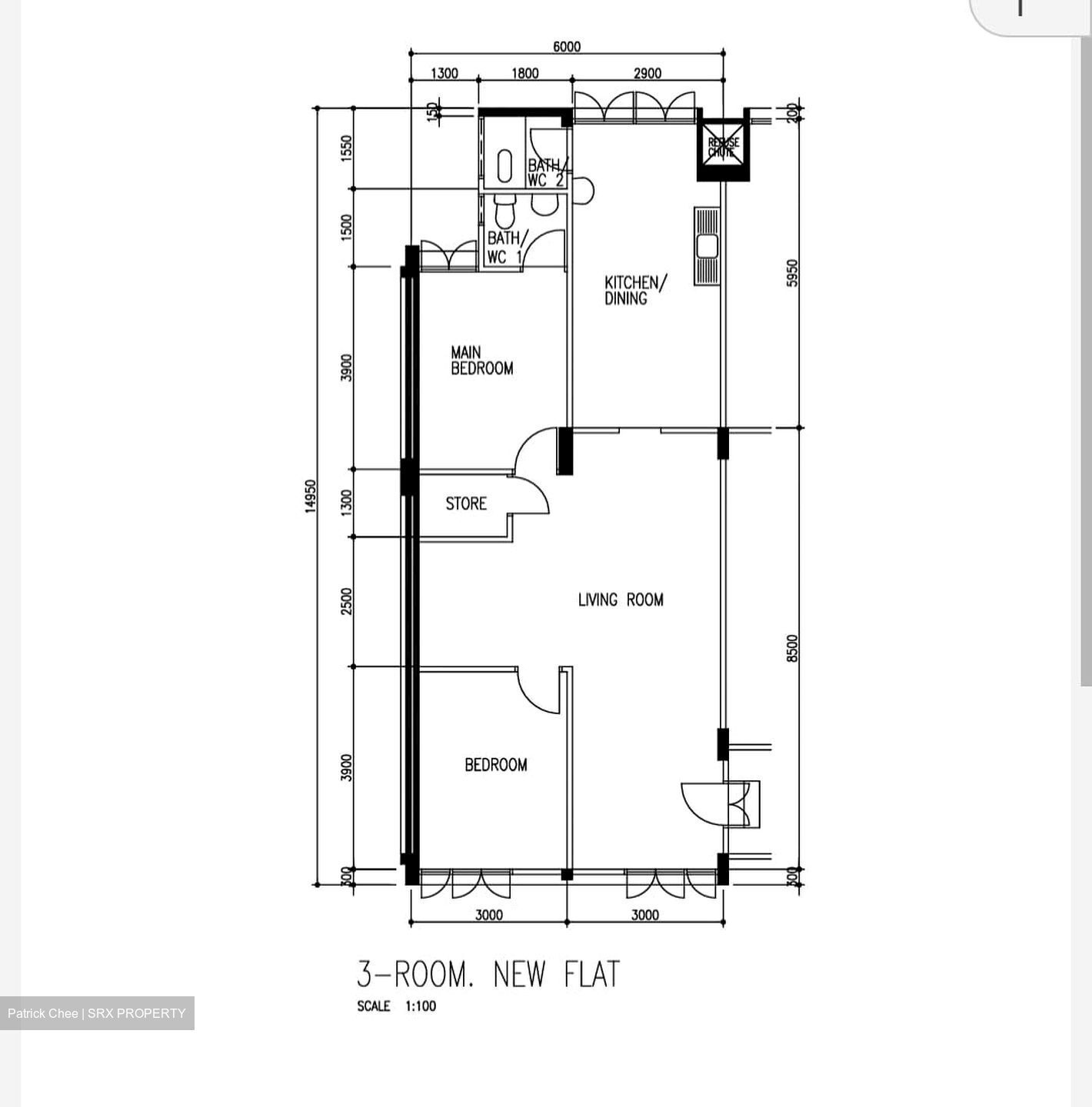 Blk 449 Clementi Avenue 3 (Clementi), HDB 3 Rooms #482410151